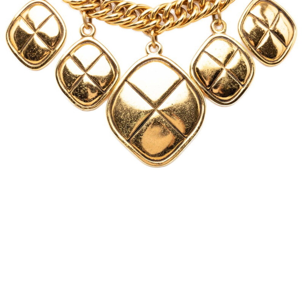 Chanel Matelass√© Vintage Necklace, Gold Plated, Women's CHANEL - Picture 2 of 6